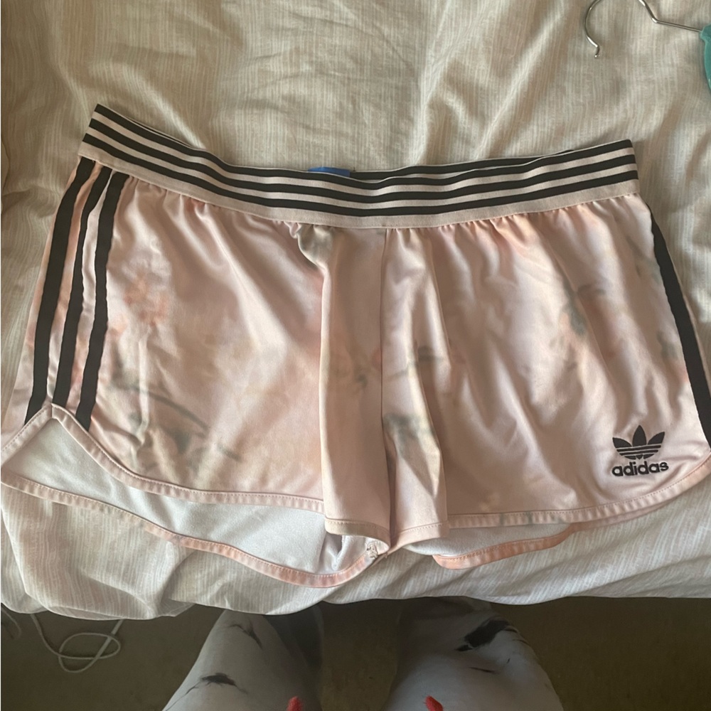 Adidas pink shorts